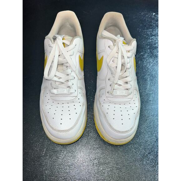 Nike Air Force White and Saturn - size 10 - Picture 6 of 10